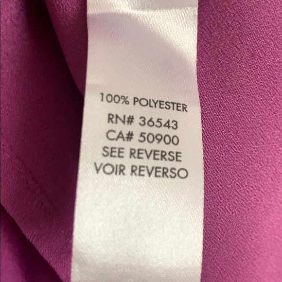 Calvin Klein purple blouse. Size L - Picture 6 of 8